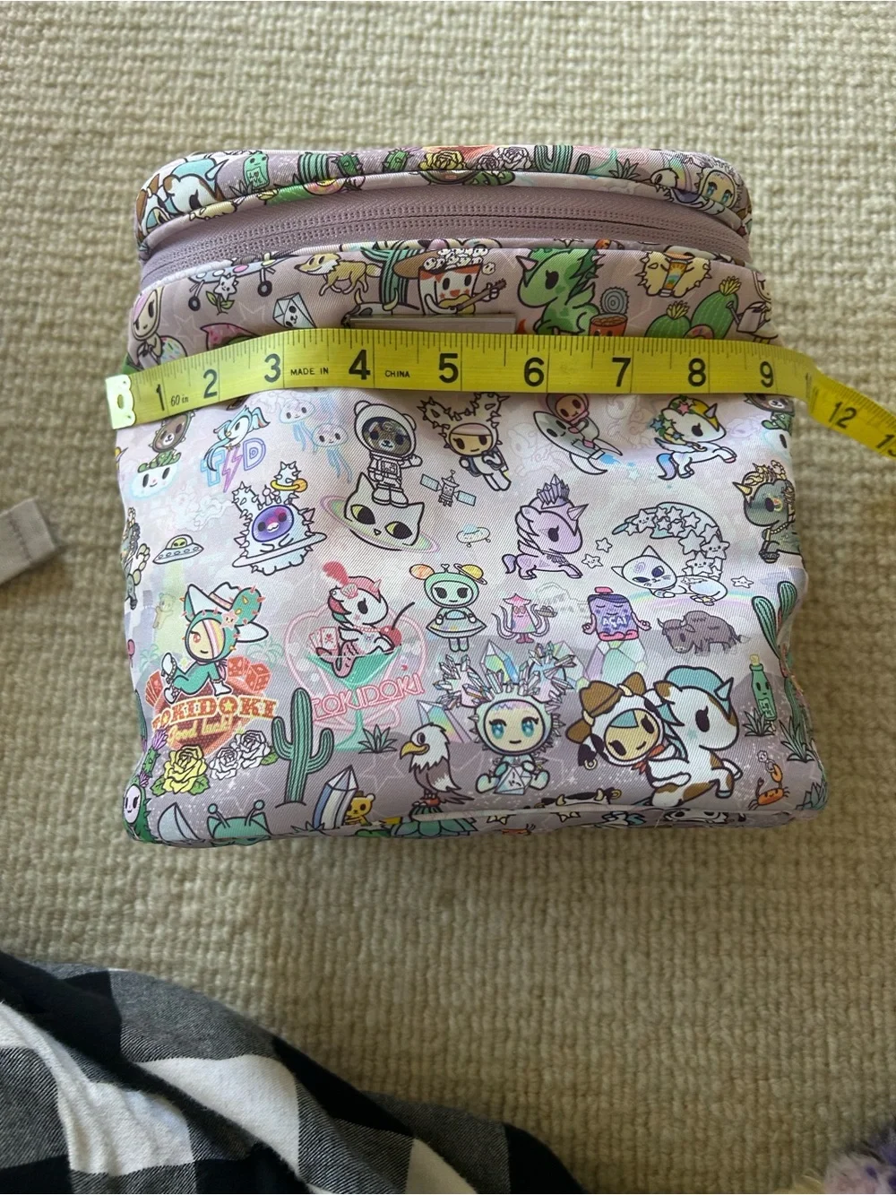 tokidoki Pink Character Print Backpack and Lunch Bag Duo